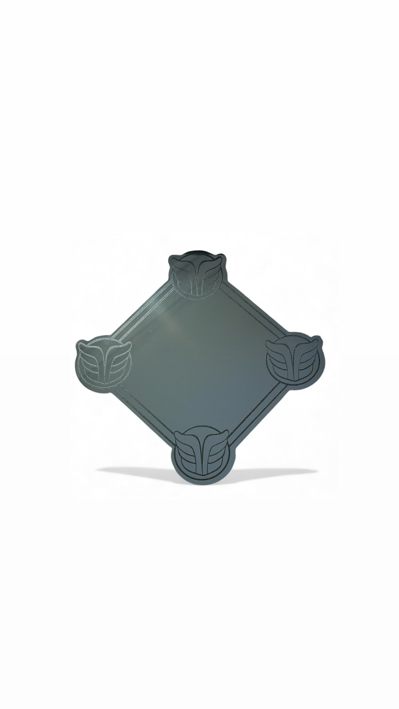 🇫🇷 Miroir Vintage TALISMAN Noir 25 cm - MIROIR MON BEAU MIROIR