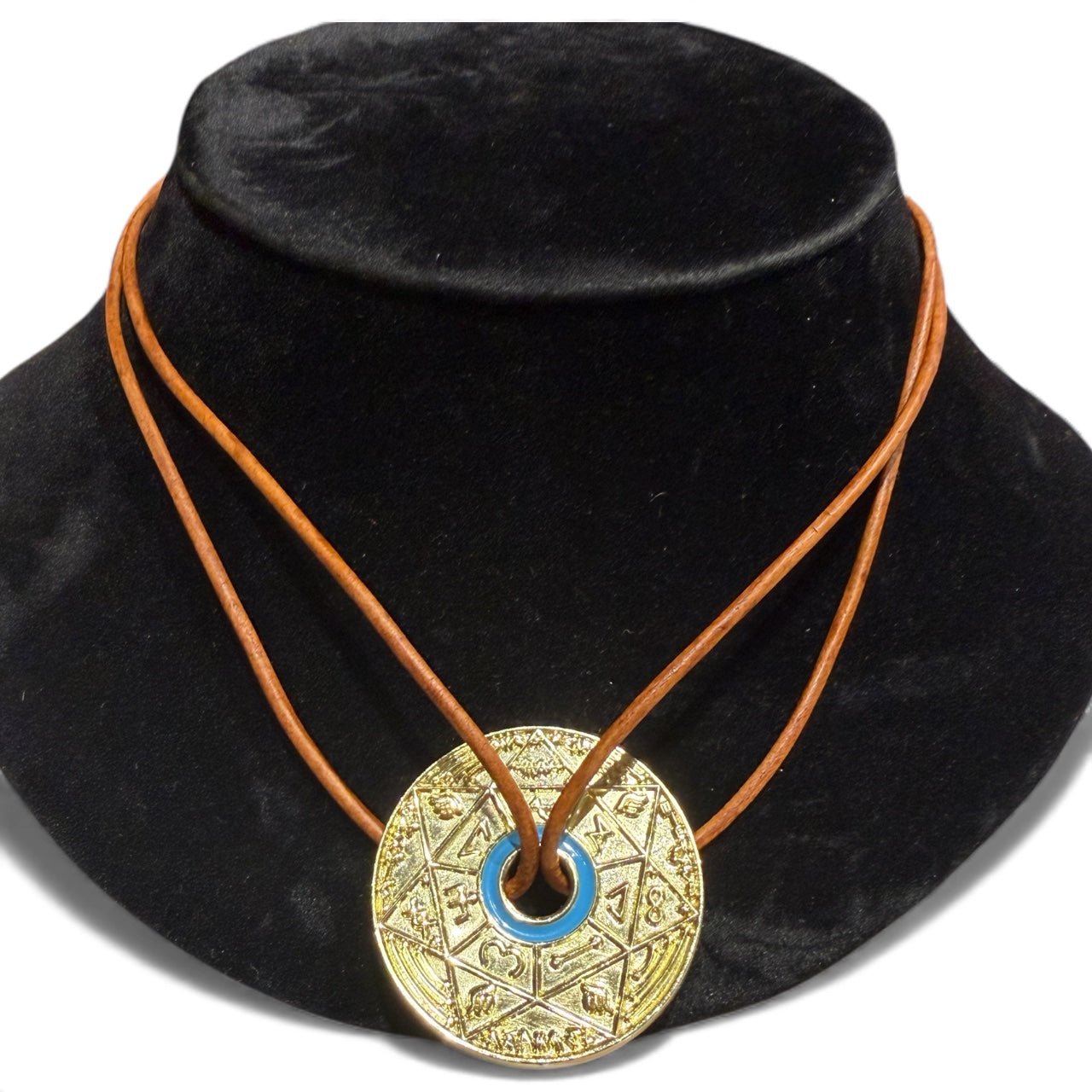 Collier Pentacle Kabbalistique TRINITY TSAMID Gold - Limited Edition