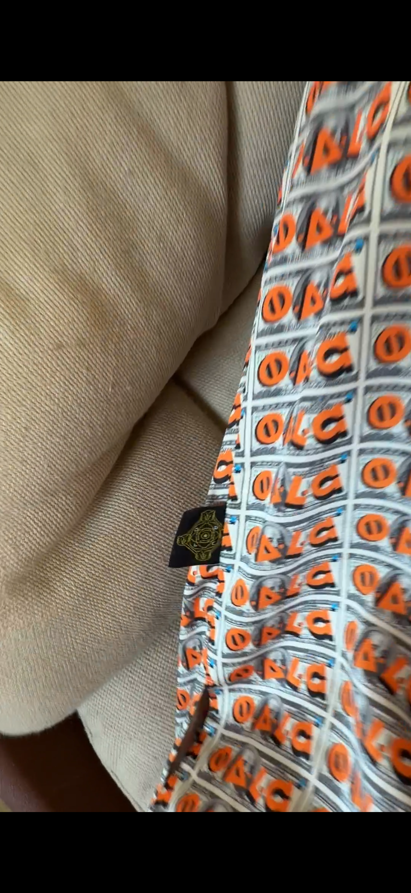 Ensemble CARRINGTON "Crystal" Original White & Orange