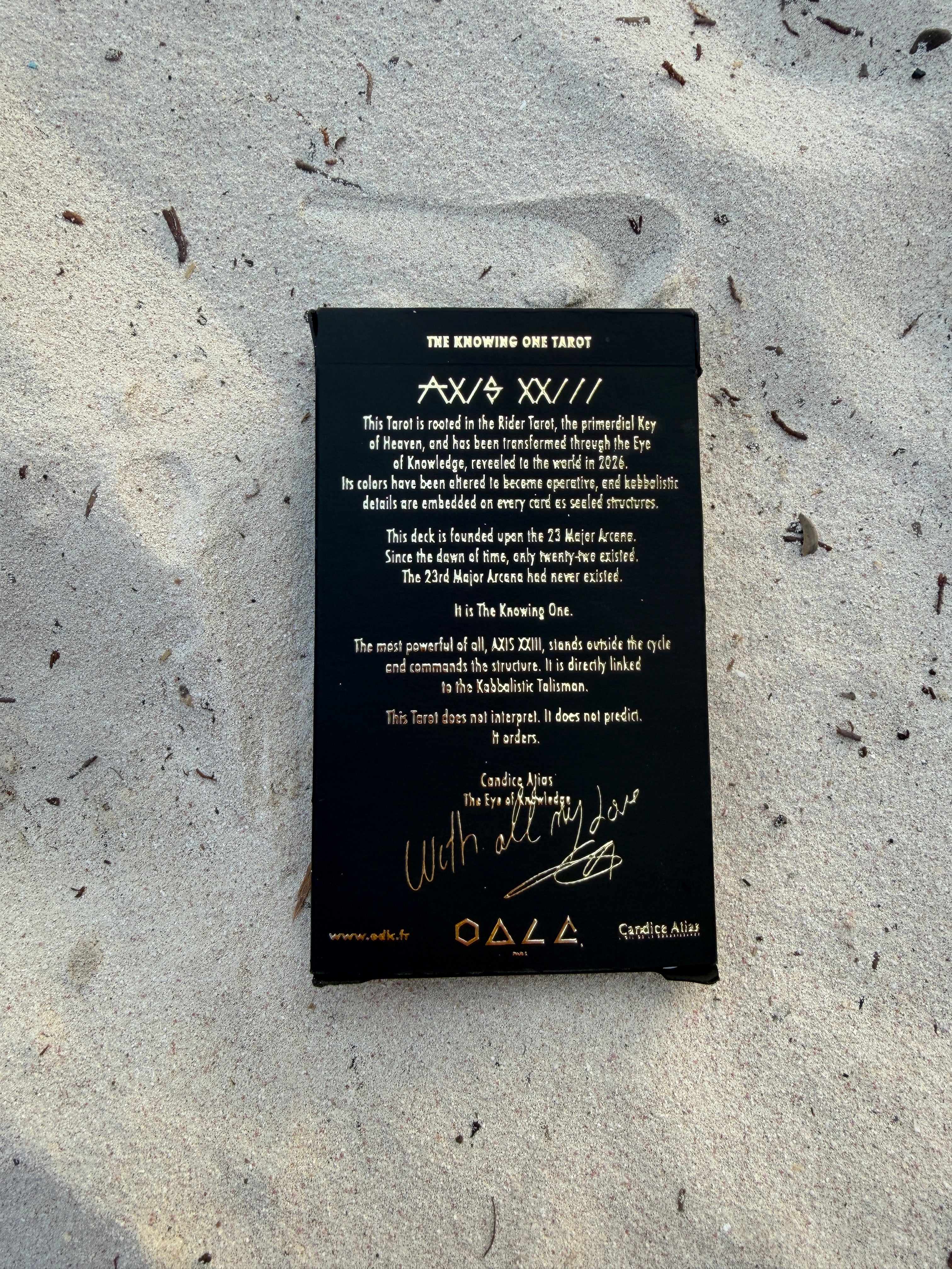 THE KNOWING ONE TAROT
AXIS XXIII