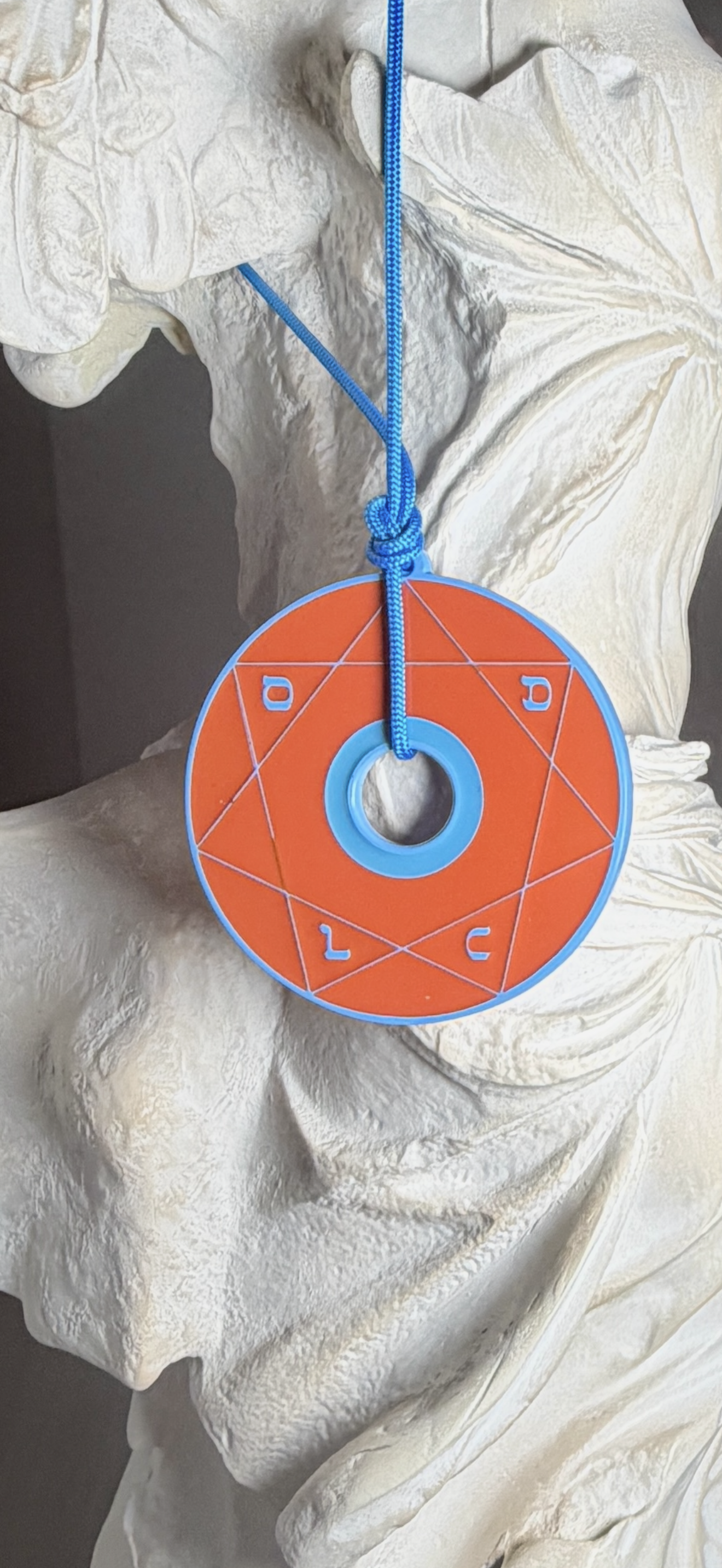 Pendentif Pentacle Kabbalistique d&