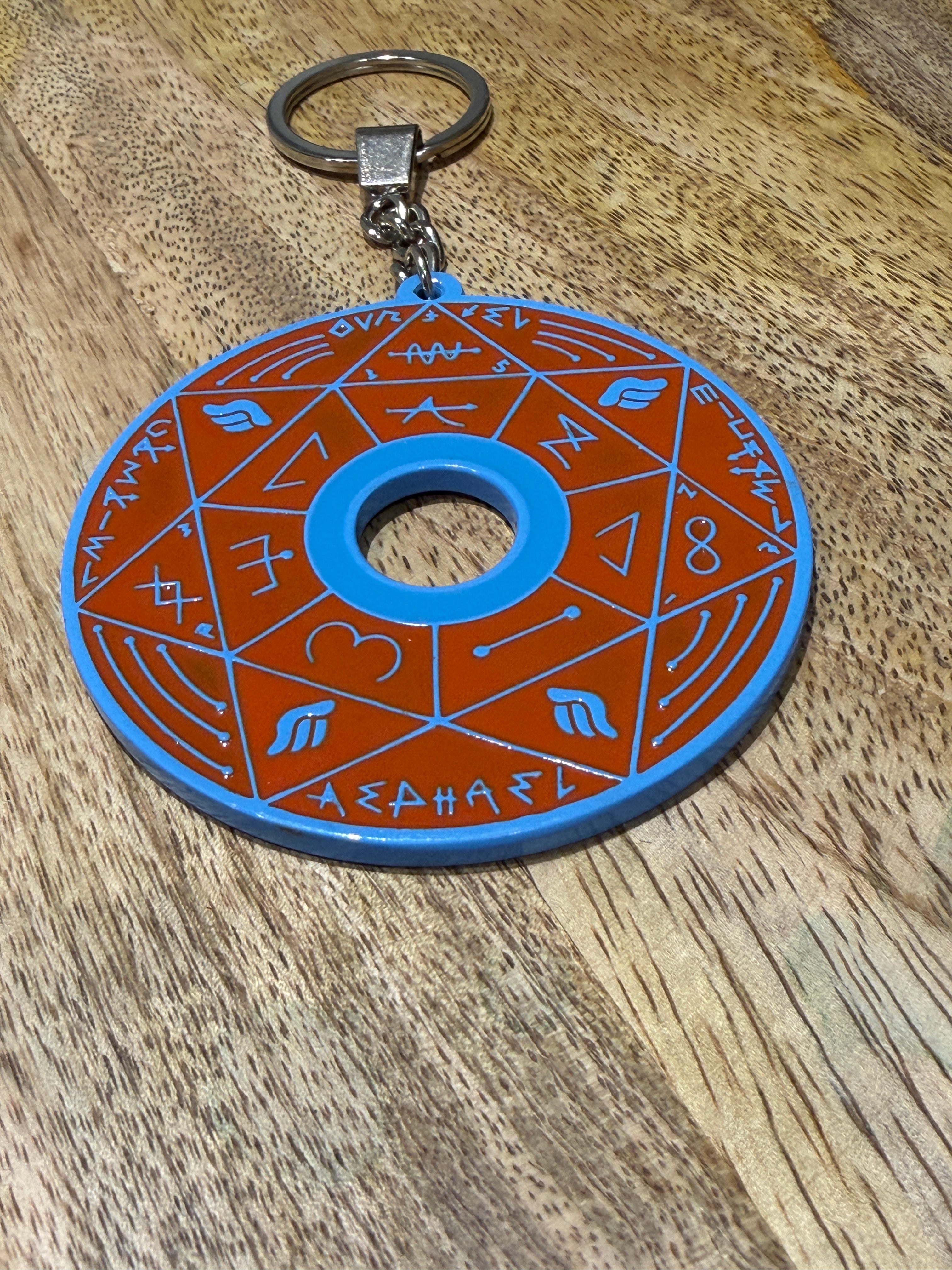 Porte-clé Pentacle Kabbalistique d&