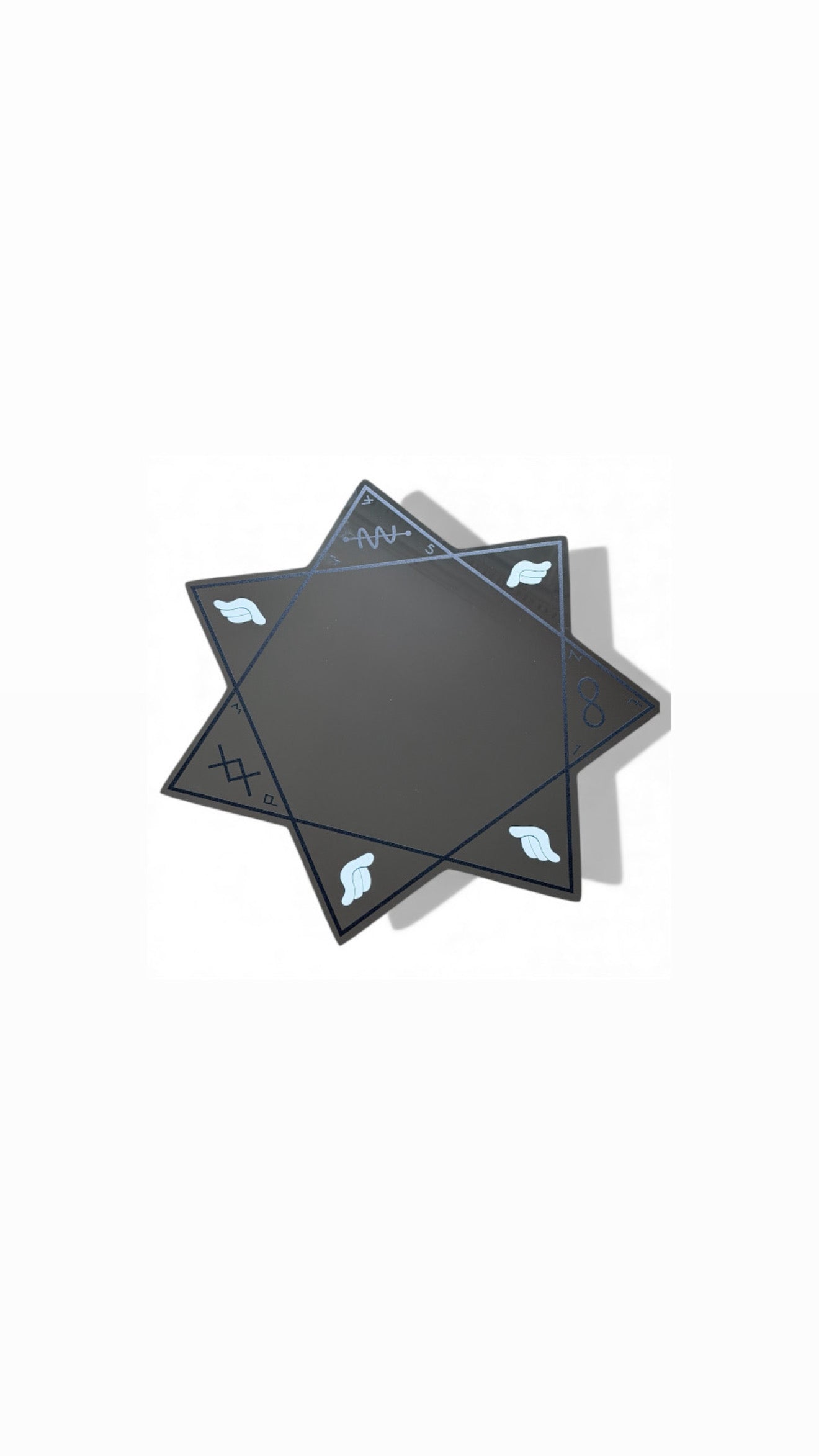 🇫🇷 Miroir Vintage TRINITY Noir 25 cm - MIROIR MON BEAU MIROIR