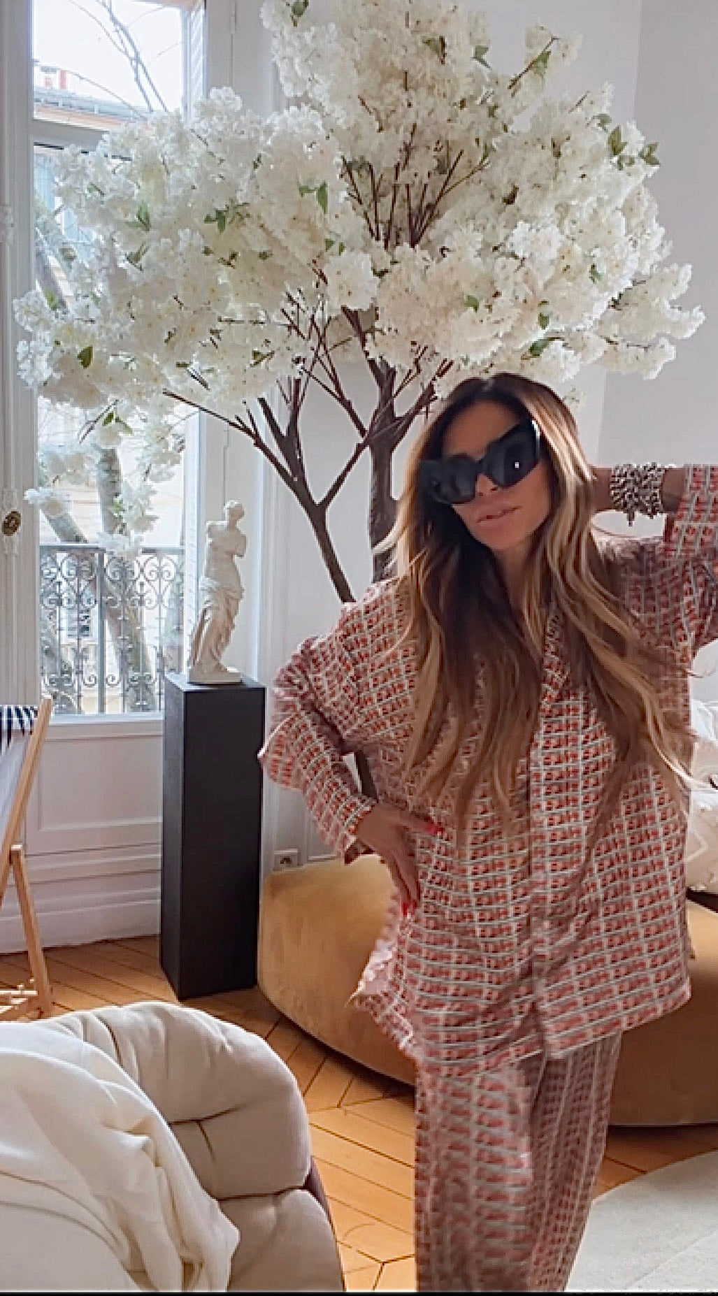 Ensemble CARRINGTON "Crystal" Original White & Orange