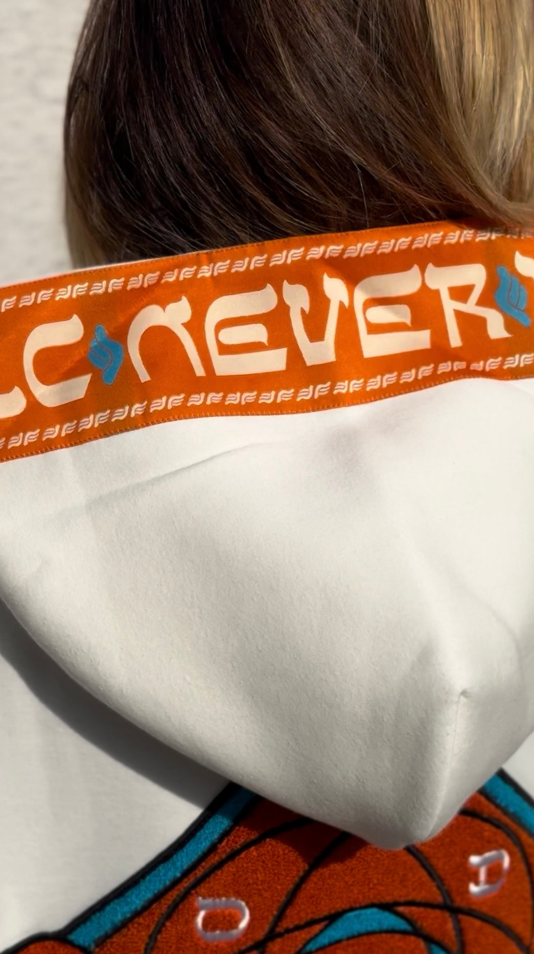 LE GOHEL White & Orange - Hoodie Limited Edition