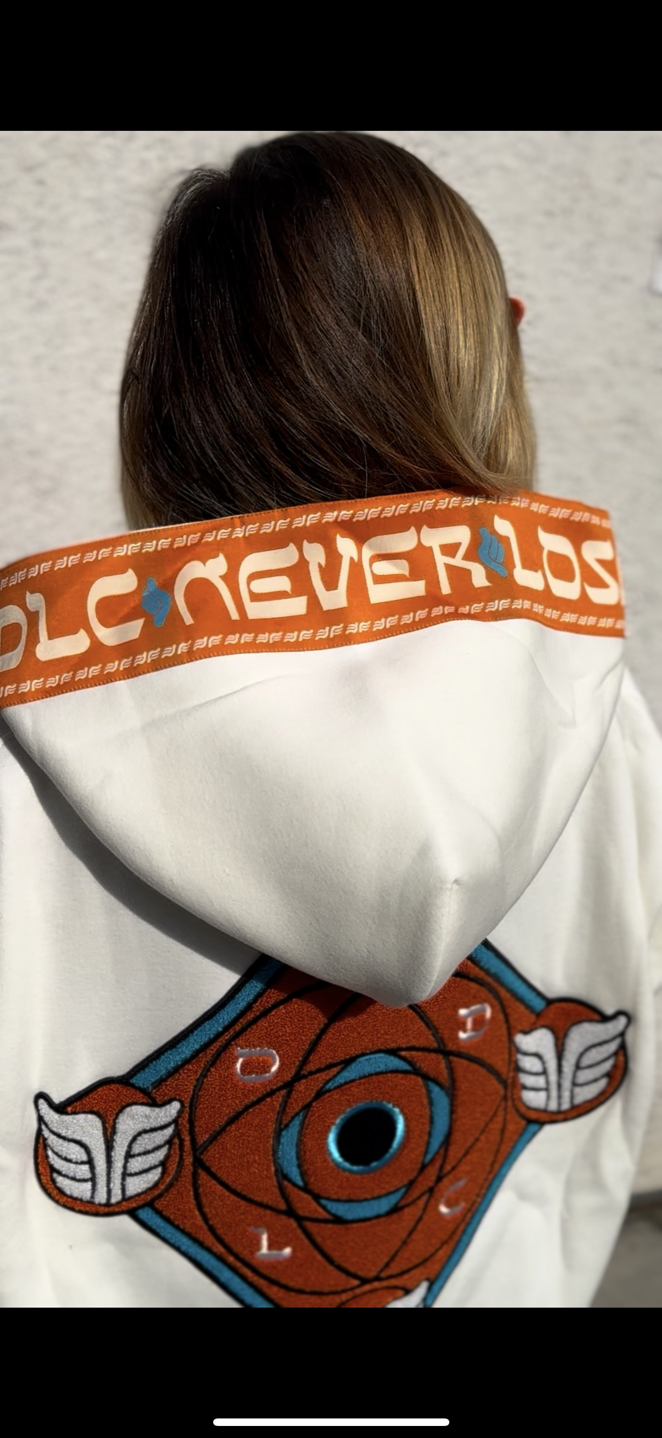 LE GOHEL White & Orange - Hoodie Limited Edition