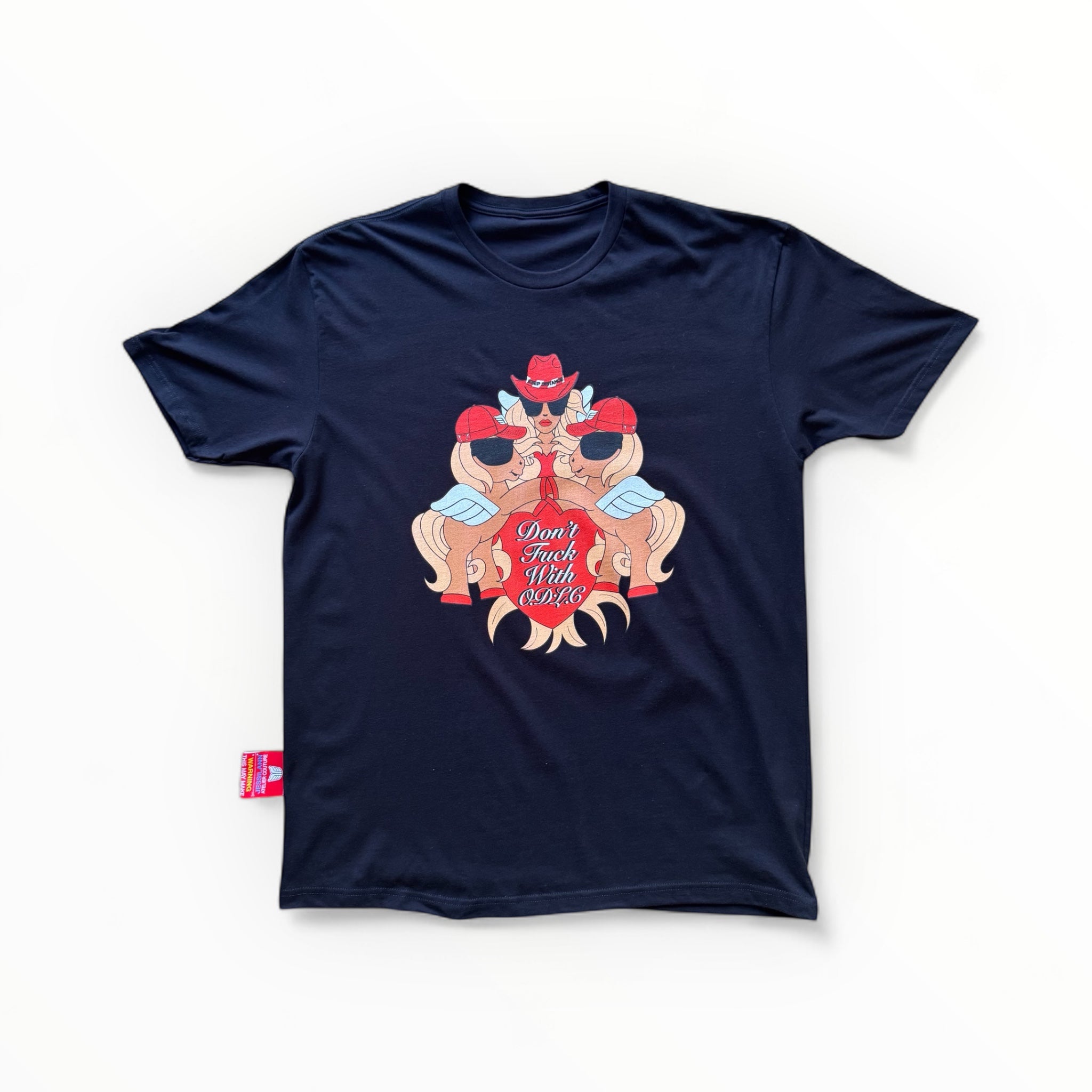 T-shirt ODLC PONY ANGELZ Noir