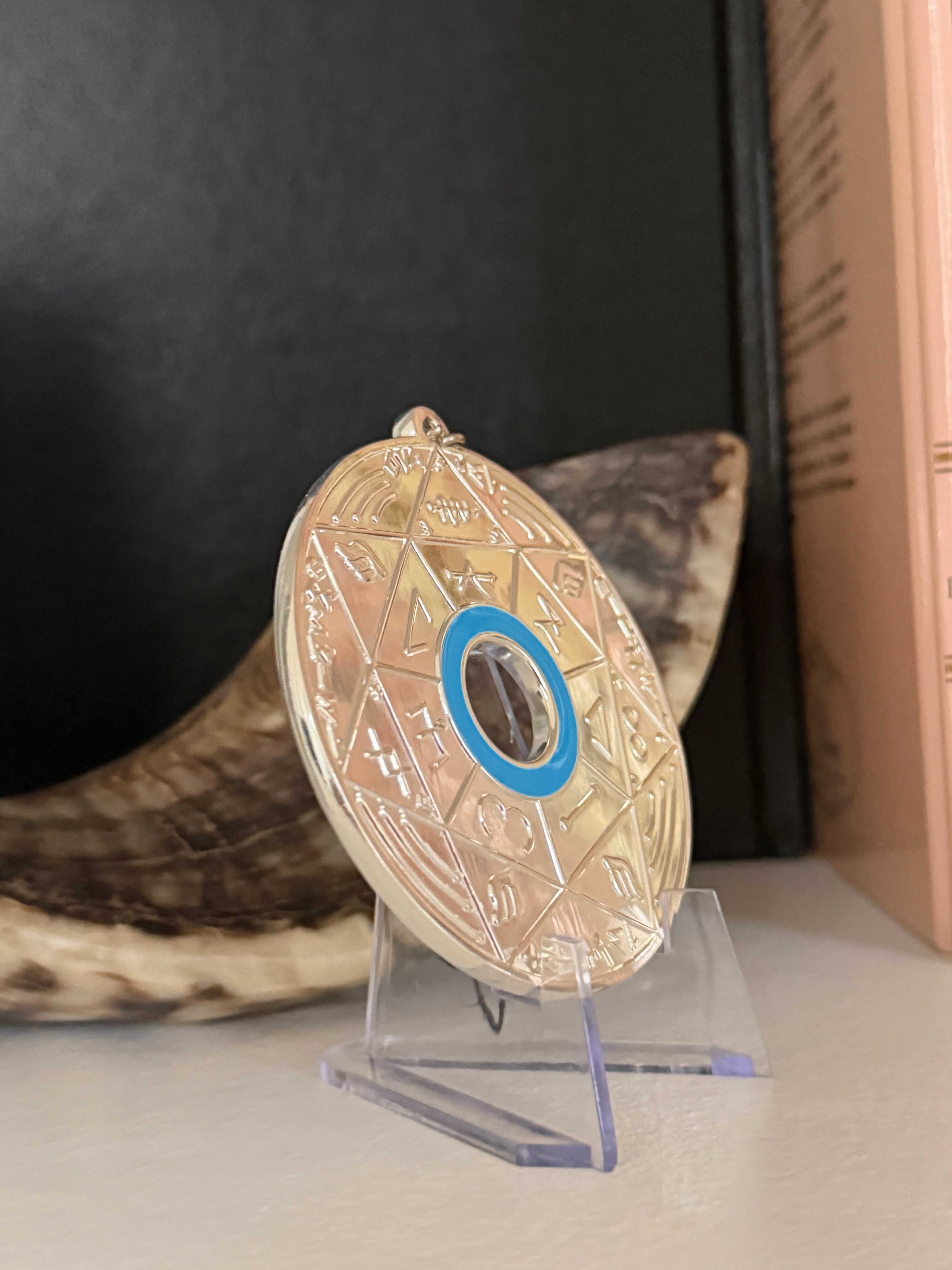 Chevalet Pentacle TRINITY Silver -  La Roue des 7 Sceaux - Édition signée de la main de LA CONNAISSANCE - Limited Edition