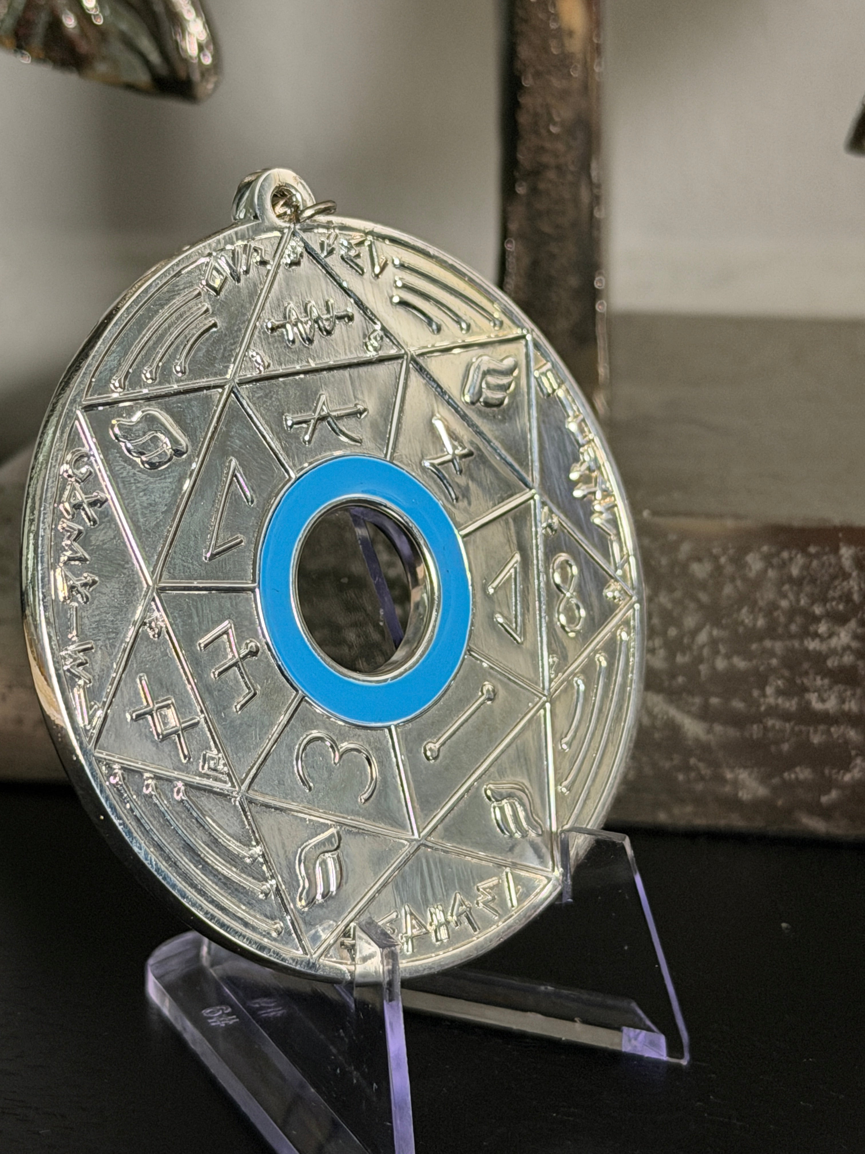 Chevalet Pentacle TRINITY Silver -  La Roue des 7 Sceaux - Édition signée de la main de LA CONNAISSANCE - Limited Edition