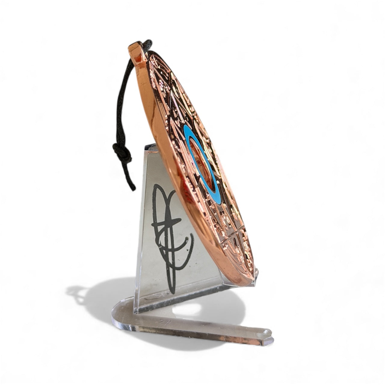 Chevalet Pentacle de Stabilité et de Vérité TRINITY Bronze - La roue des 7 sceaux - Édition signée de la main de la CONNAISSANCE - Limited Edition