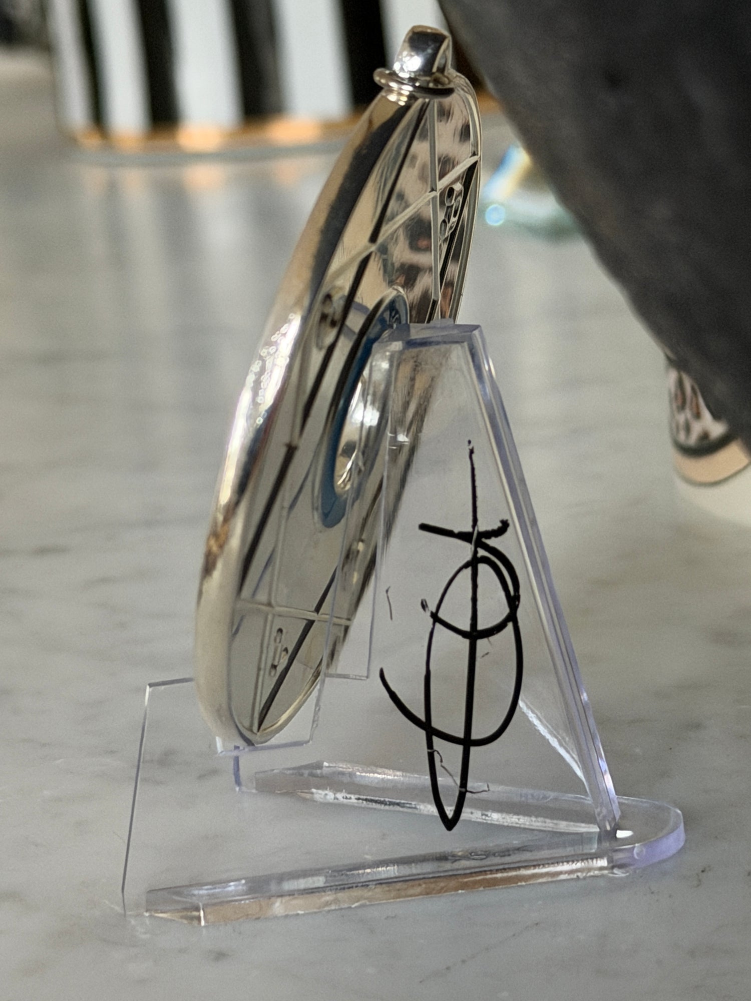 Chevalet Pentacle TRINITY Silver -  La Roue des 7 Sceaux - Édition signée de la main de LA CONNAISSANCE - Limited Edition