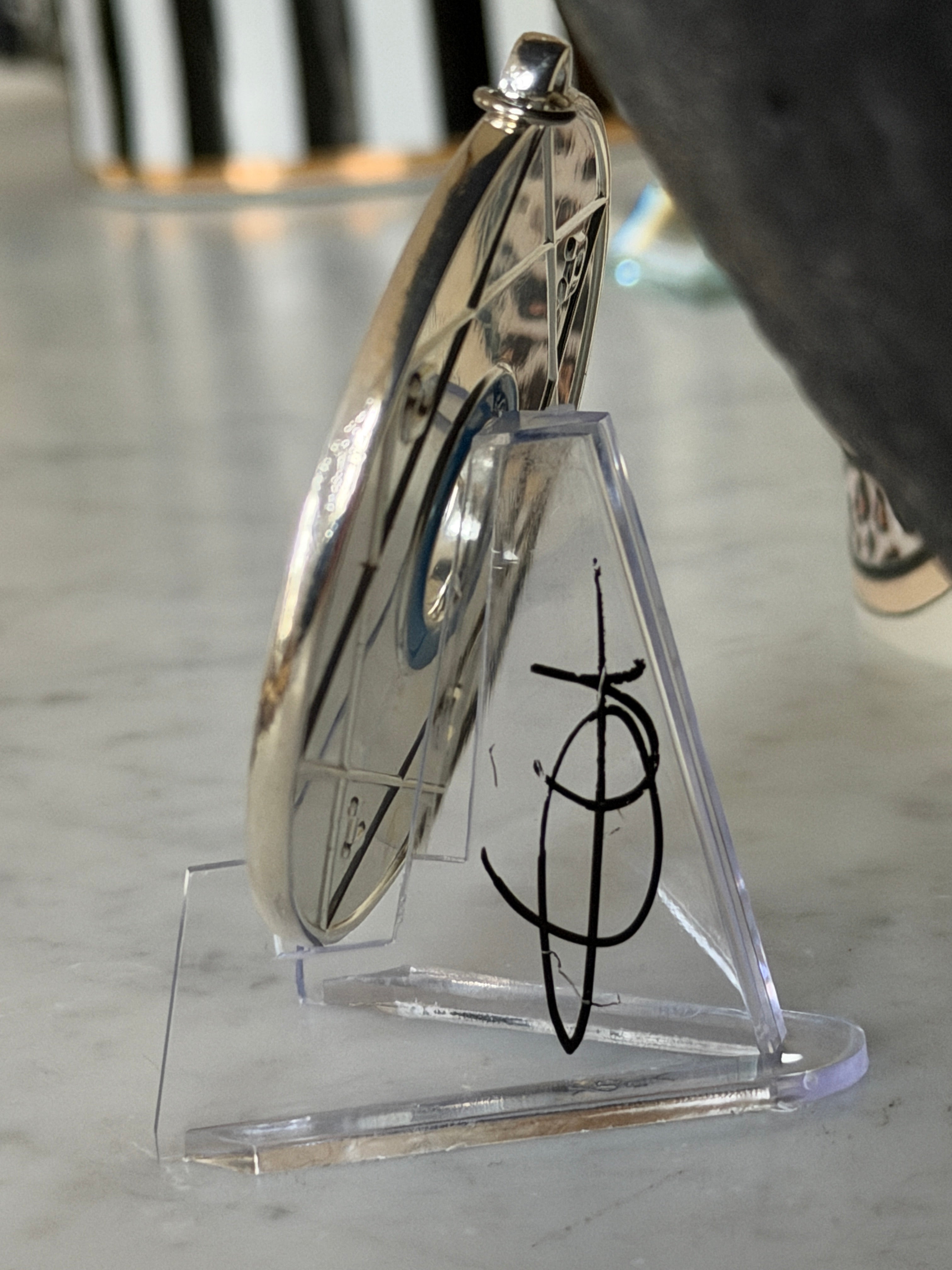 Chevalet Pentacle TRINITY Silver -  La Roue des 7 Sceaux - Édition signée de la main de LA CONNAISSANCE - Limited Edition