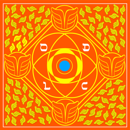 LA CONNAISSANCE Orange &amp; Gold - Mamy Dolly Prayer Schwal Limited Edition