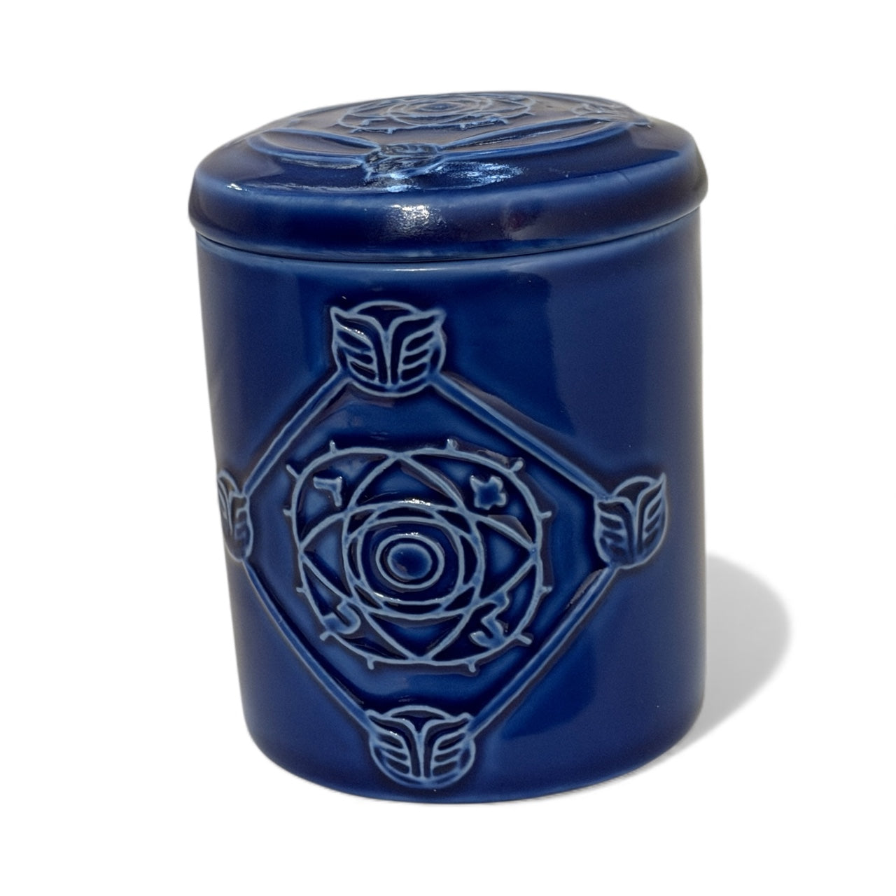 Bougie NERTAMID Bleue parfumée Miel Cannelle