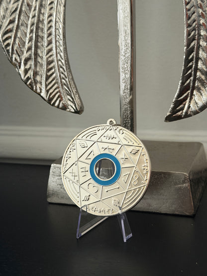 Chevalet Pentacle TRINITY Silver -  La Roue des 7 Sceaux - Édition signée de la main de LA CONNAISSANCE - Limited Edition