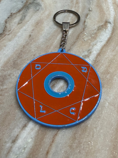 Porte-clé Pentacle Kabbalistique d&