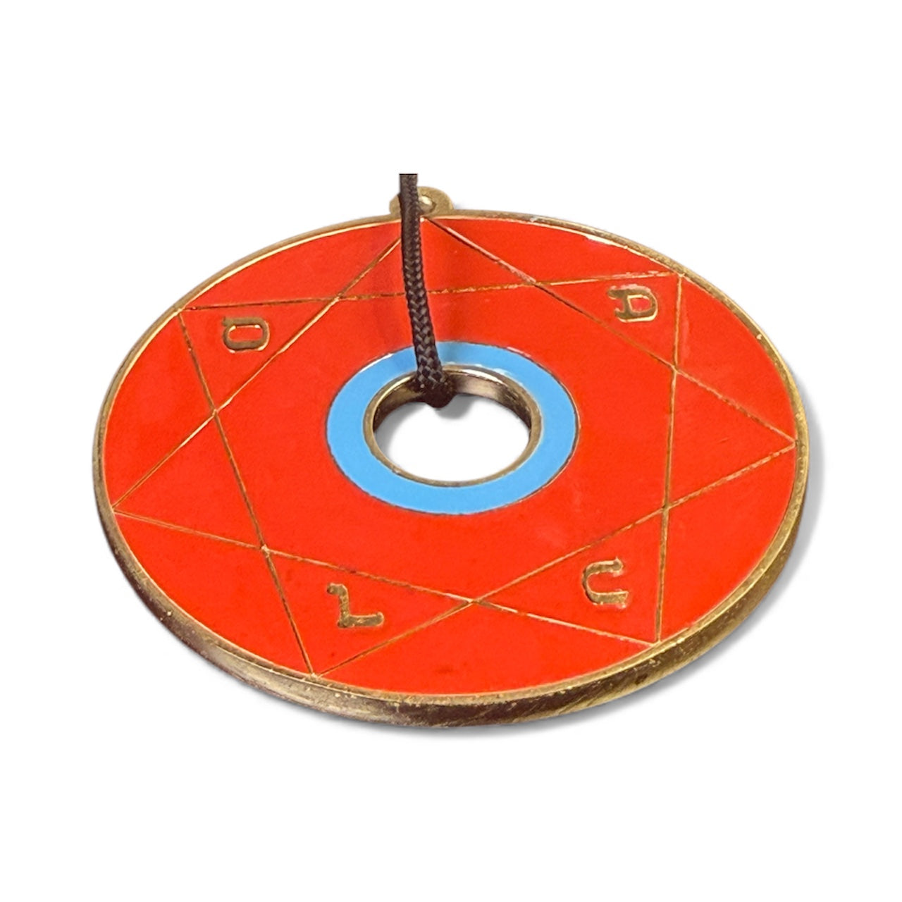 Pentacle kabbalistique TRINITY Red &amp; Gold - Limited Edition