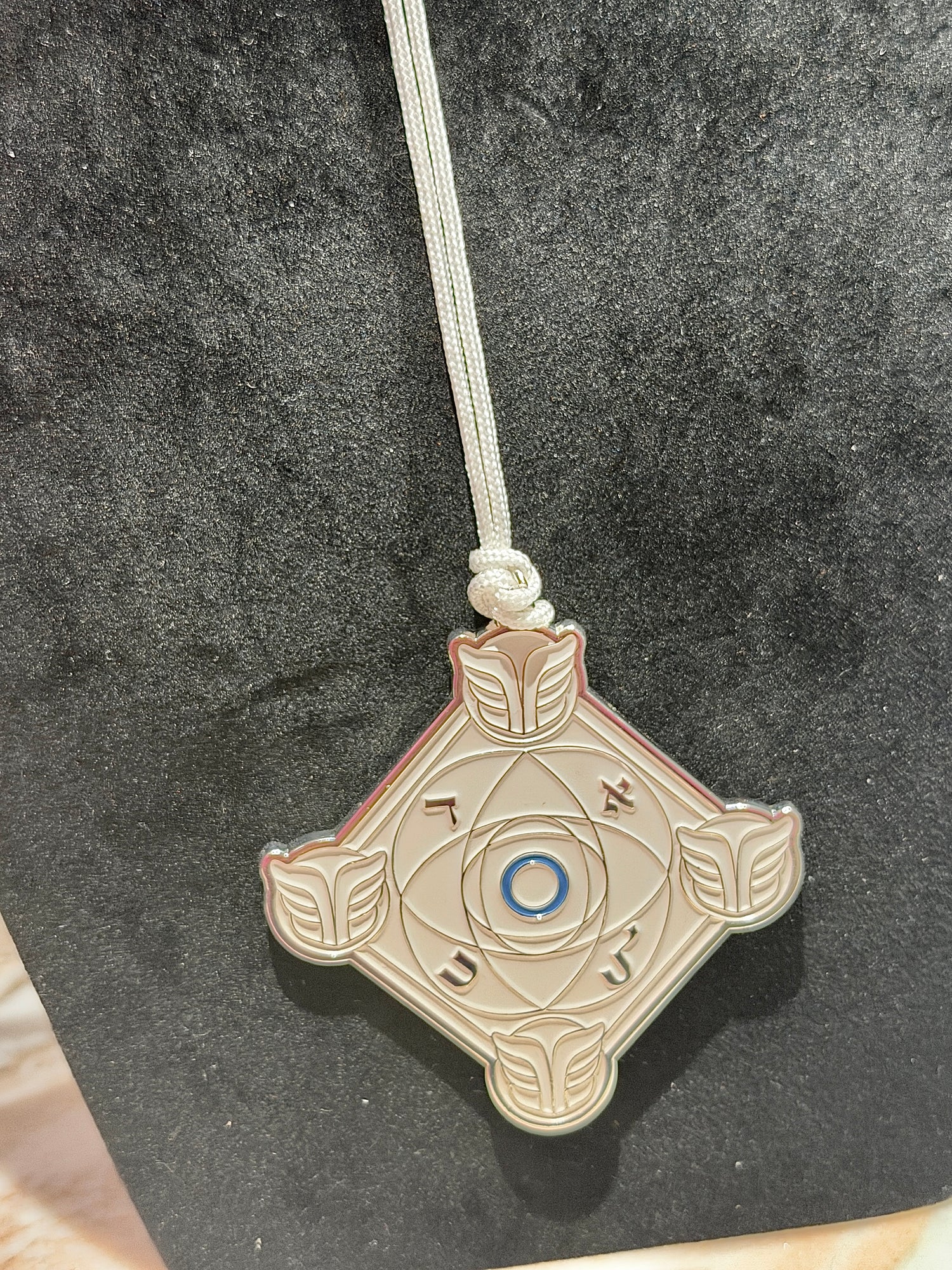 Pendentif Talisman kabbalistique Mystique 🜃 AZUR KETER Full White -  Limited Edition