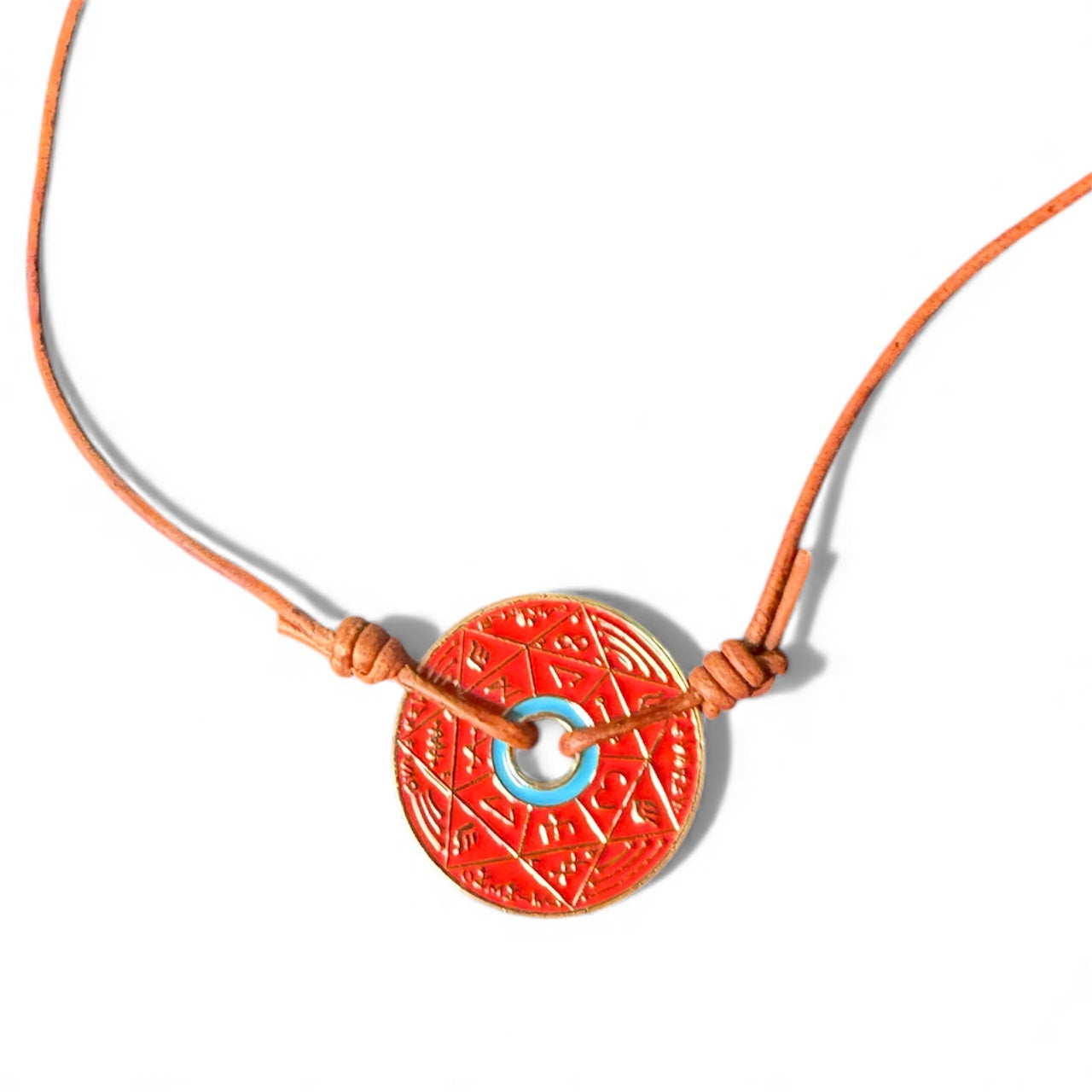 Pentacle Kabbalistique TRINITY TSAMID Red &amp; Gold  - Limited Edition