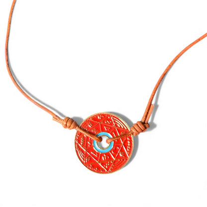 Pentacle Kabbalistique TRINITY TSAMID Red &amp; Gold  - Limited Edition