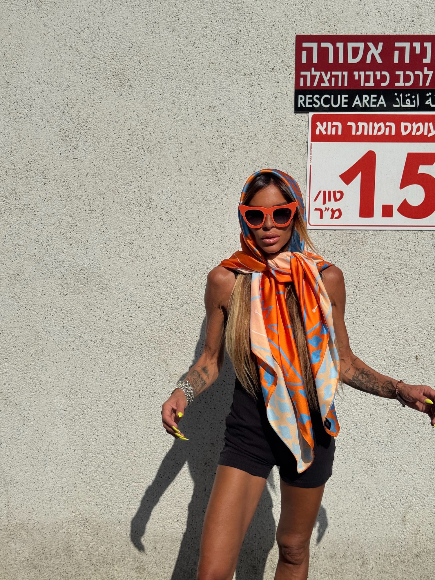 TRINITY Blue &amp; Orange - Mamy Dolly Prayer Schwal Limited Edition