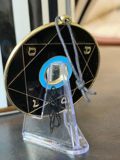 Chevalet Pentacle TRINITY Black &amp; Gold -  La Roue des 7 Sceaux - Édition signée de la main de LA CONNAISSANCE - Limited Edition