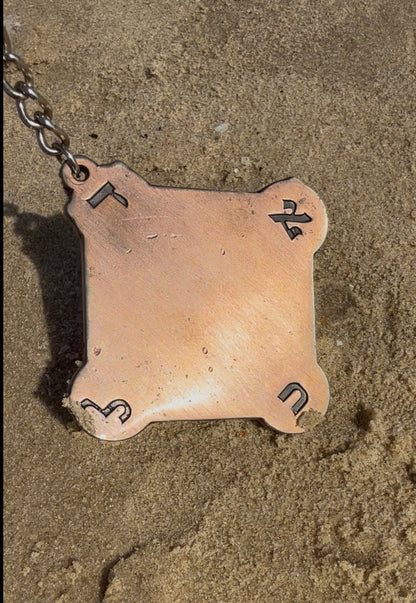 Porte-clé Talisman Kabbalistique AURION Nickel Copper Limited Edition