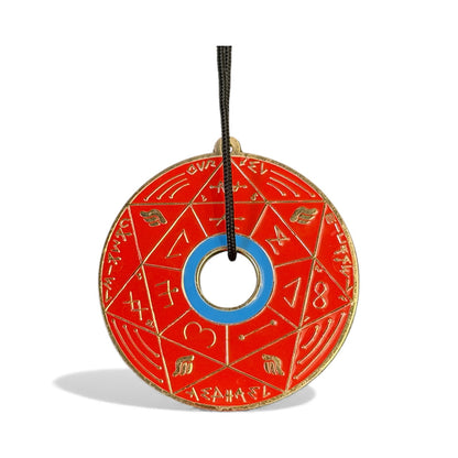 Pentacle kabbalistique TRINITY Red &amp; Gold - Limited Edition