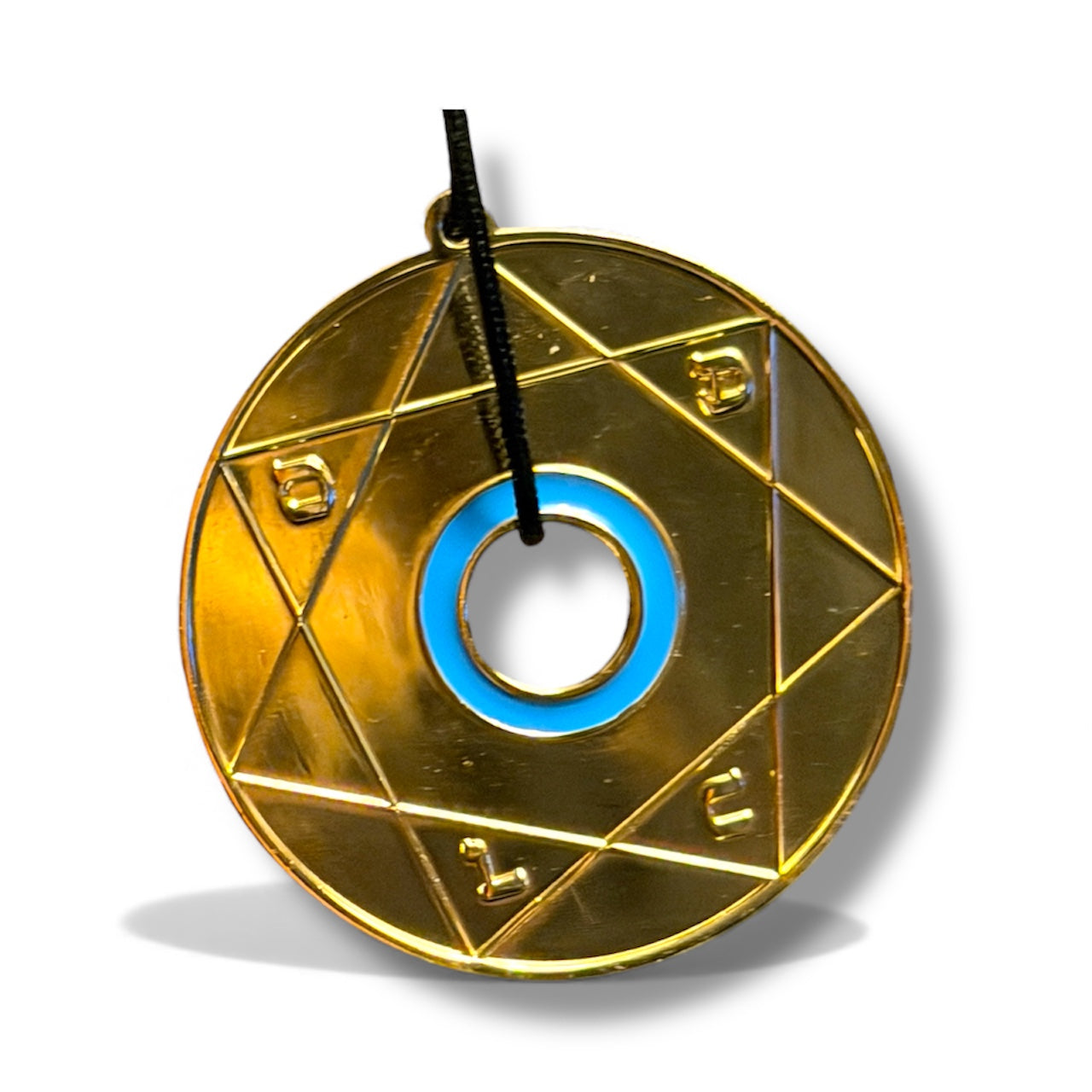 Pendentif Pentacle Kabbalistique de Lumière et d&