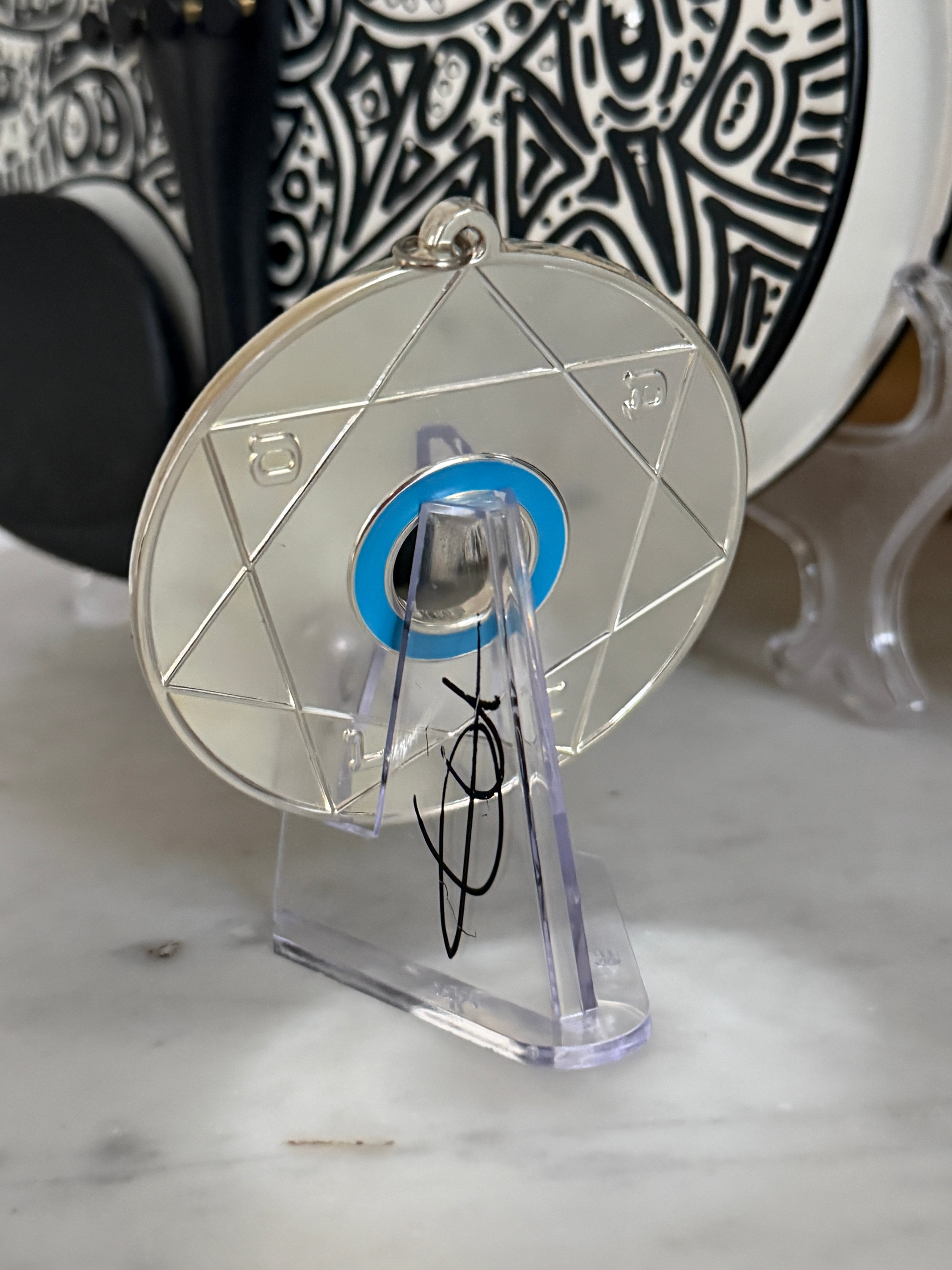 Chevalet Pentacle TRINITY Silver -  La Roue des 7 Sceaux - Édition signée de la main de LA CONNAISSANCE - Limited Edition