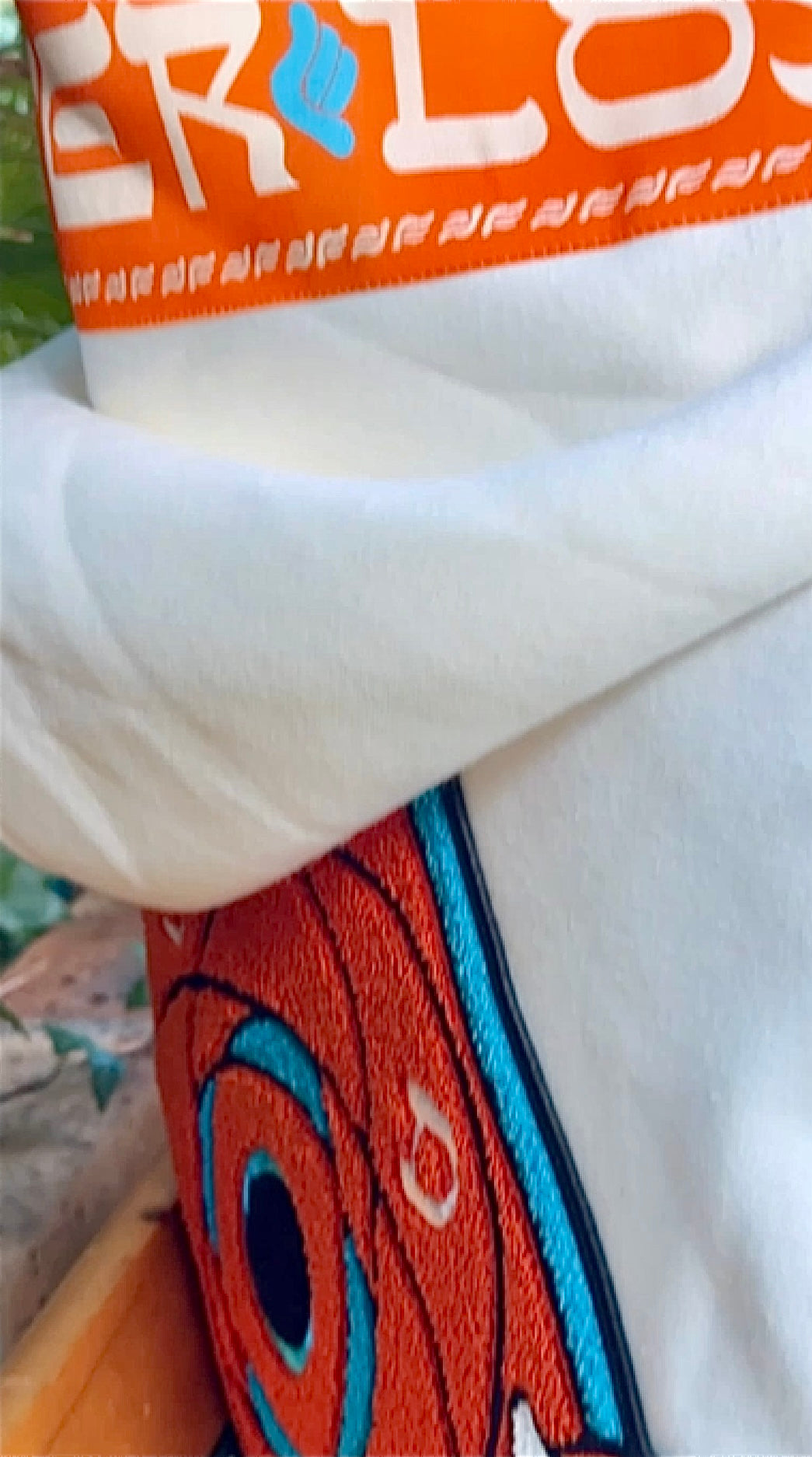 LE GOHEL White &amp; Orange - Hoodie Limited Edition