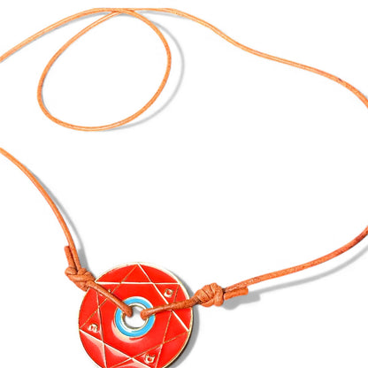 Pentacle Kabbalistique TRINITY TSAMID Red &amp; Gold  - Limited Edition