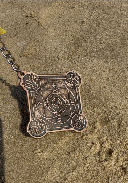 Porte-clé Talisman Kabbalistique AURION Nickel Copper Limited Edition