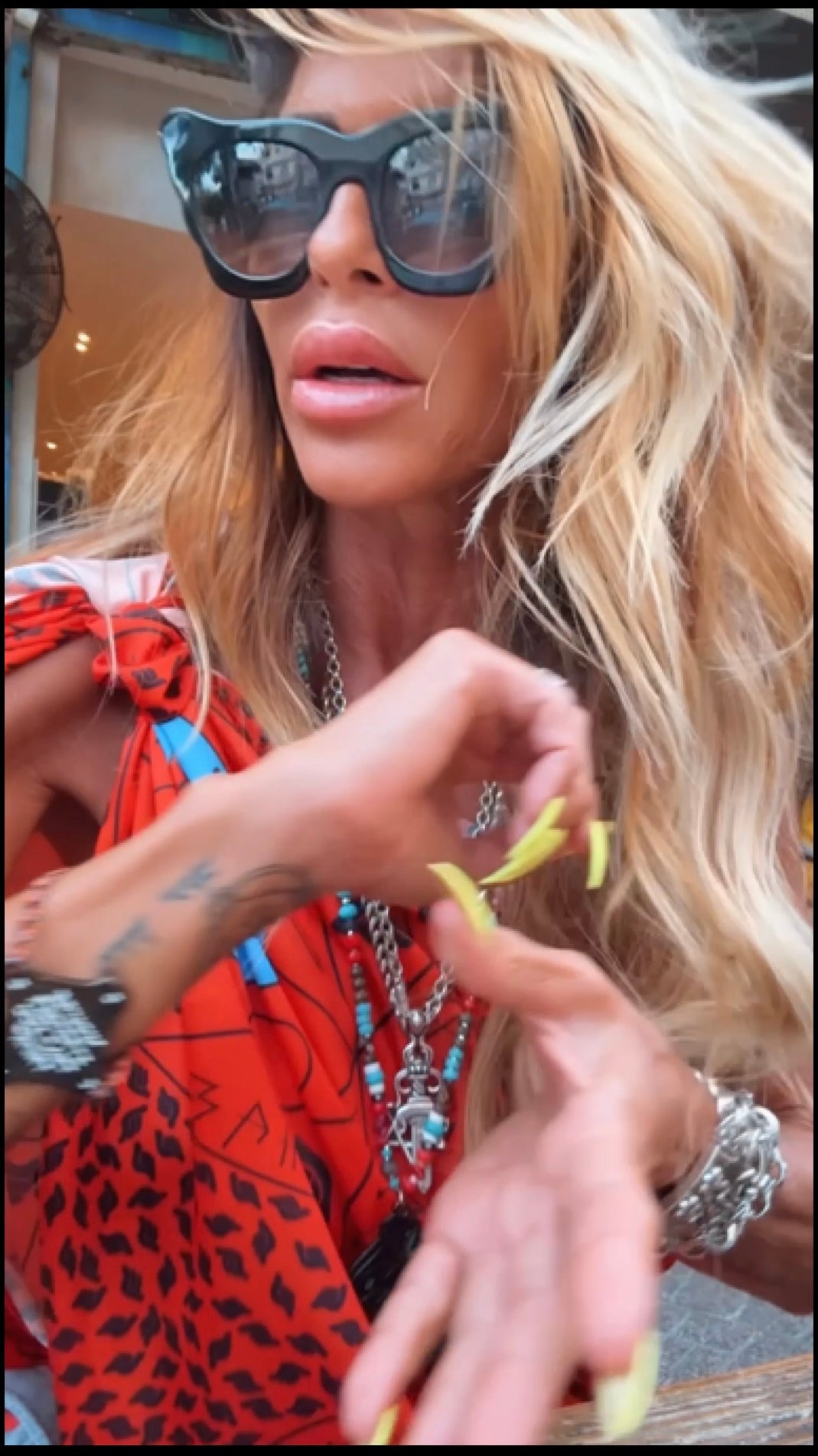 KOUMAZ Orange &amp; Blue - Bracelet Talisman Kabbalistique - Limited Edition