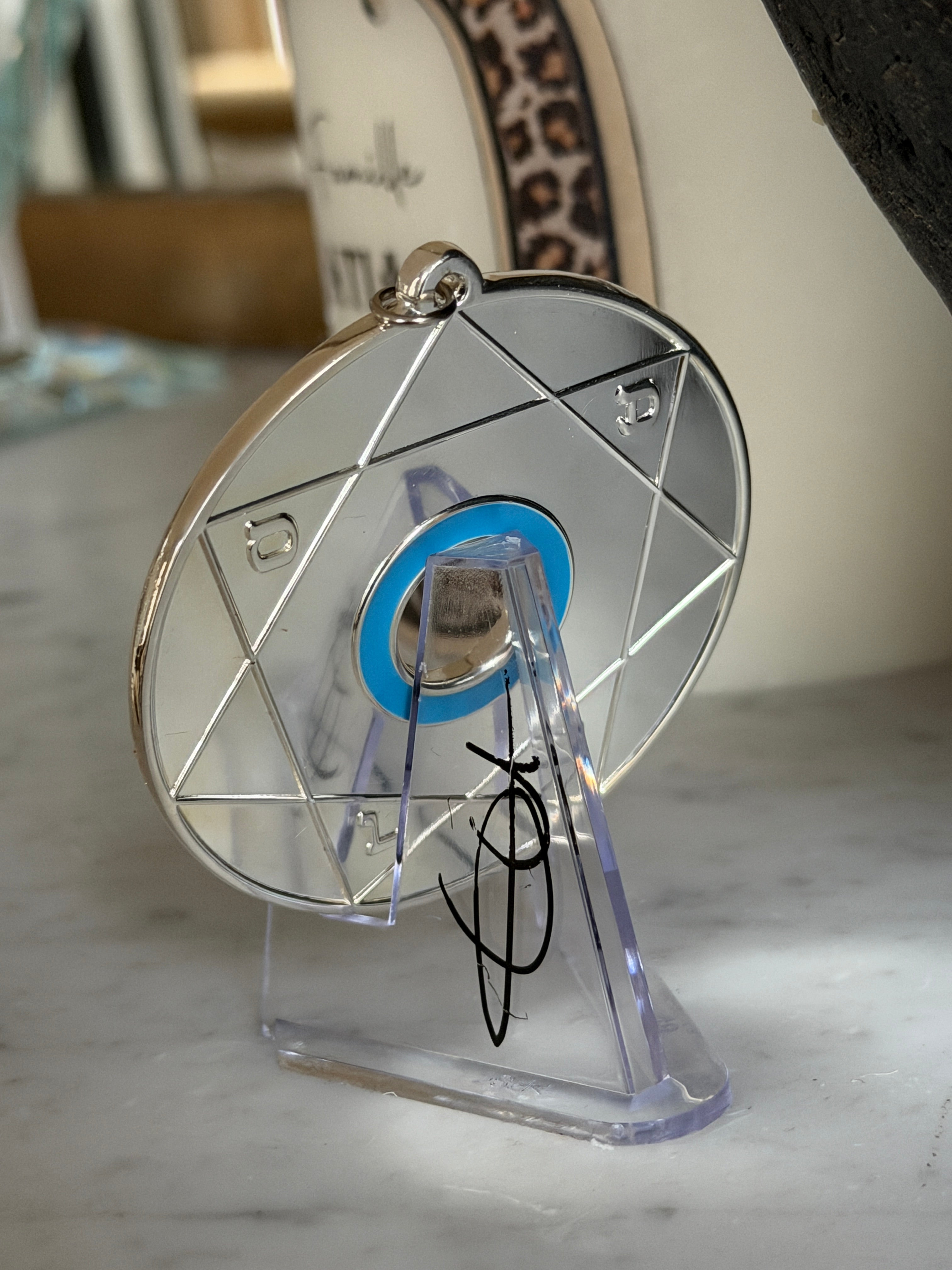 Chevalet Pentacle TRINITY Silver -  La Roue des 7 Sceaux - Édition signée de la main de LA CONNAISSANCE - Limited Edition