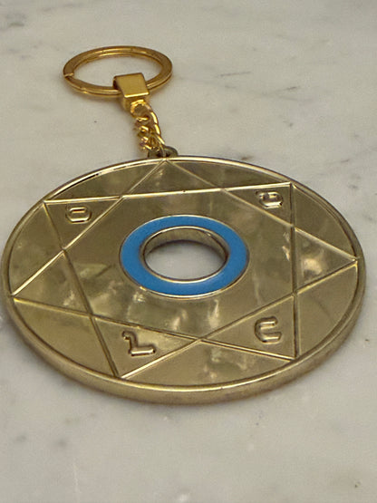 Porte-clé Pentacle Kabbalistique de Lumière et d&