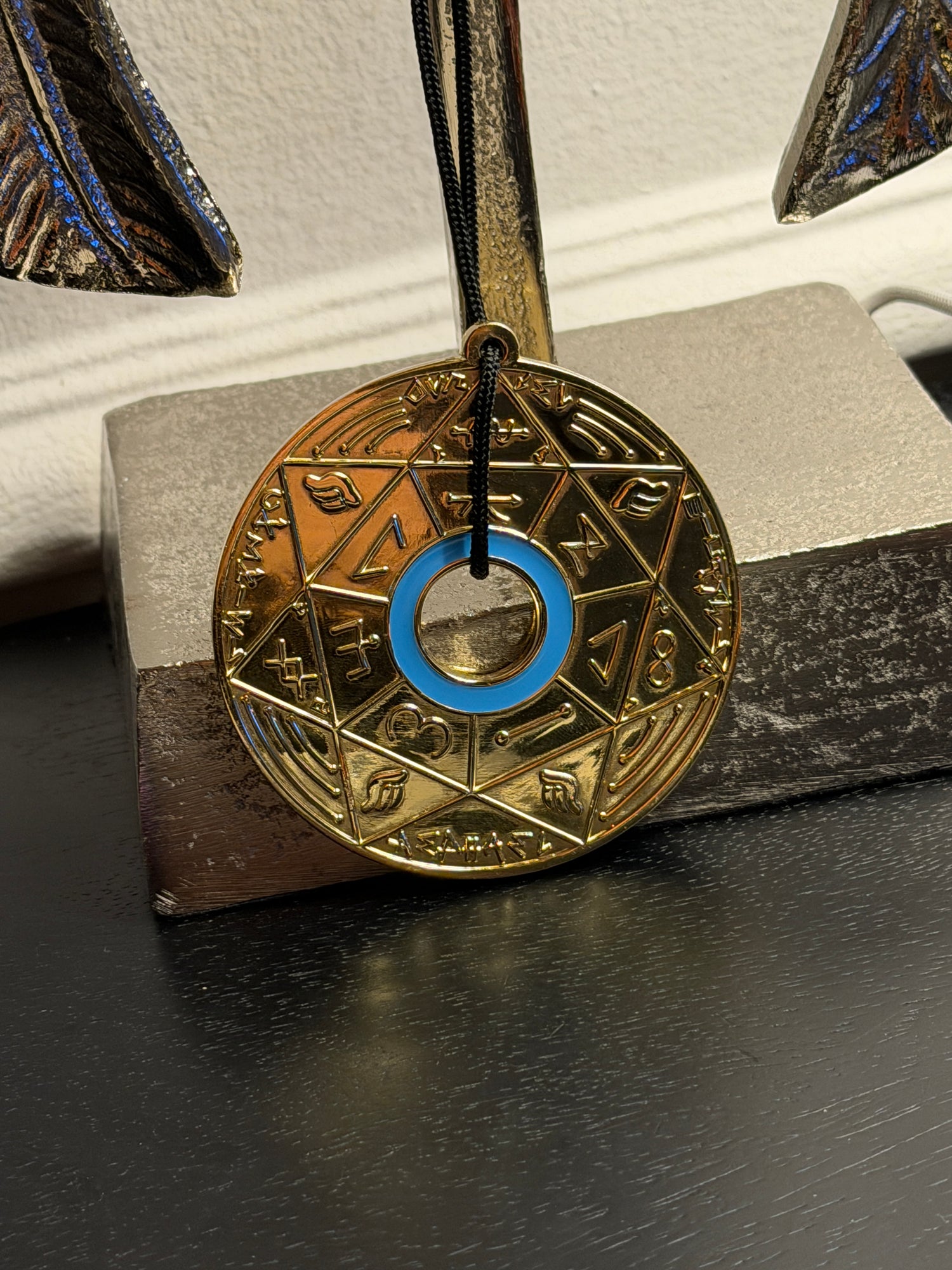 Pendentif Pentacle Kabbalistique de Lumière et d&