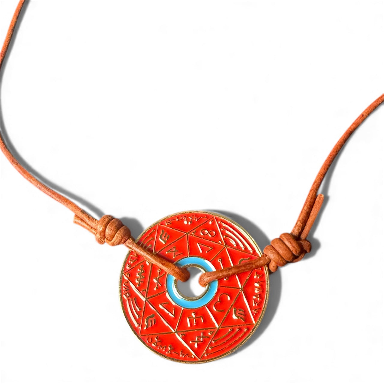 Pentacle Kabbalistique TRINITY TSAMID Red &amp; Gold  - Limited Edition