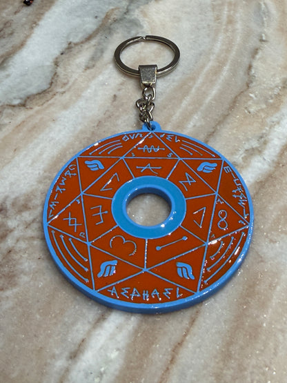 Porte-clé Pentacle Kabbalistique d&