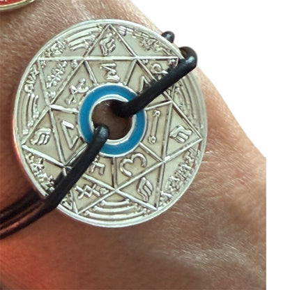 Bracelet Pentacle Kabbalistique TRINITY TSAMID Silver - Limited Edition