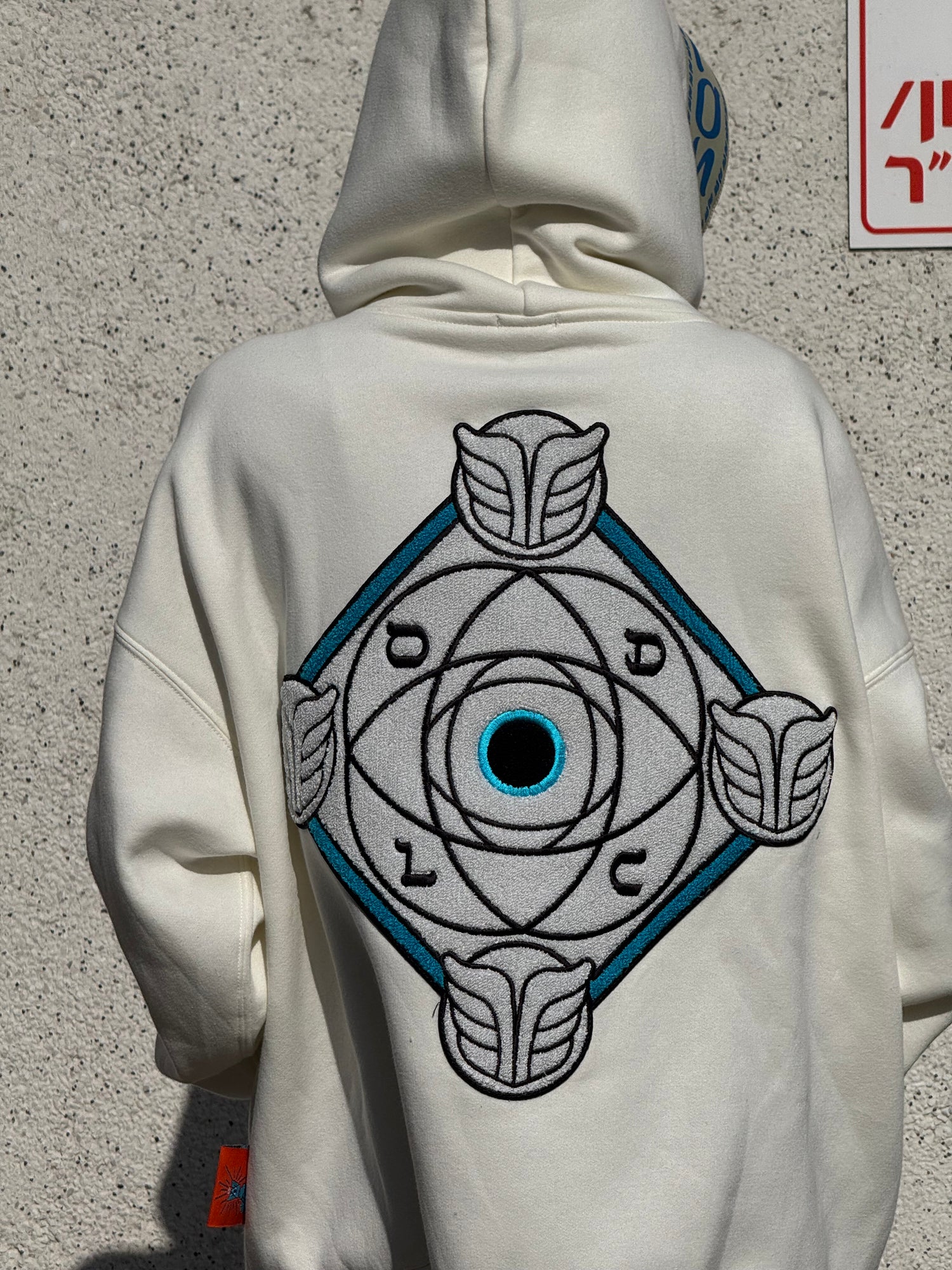 LE GOHEL Off-White &amp; Blue - Hoodie Limited Edition