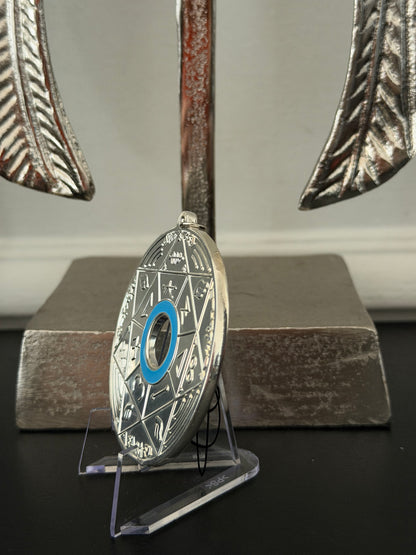 Chevalet Pentacle TRINITY Silver -  La Roue des 7 Sceaux - Édition signée de la main de LA CONNAISSANCE - Limited Edition