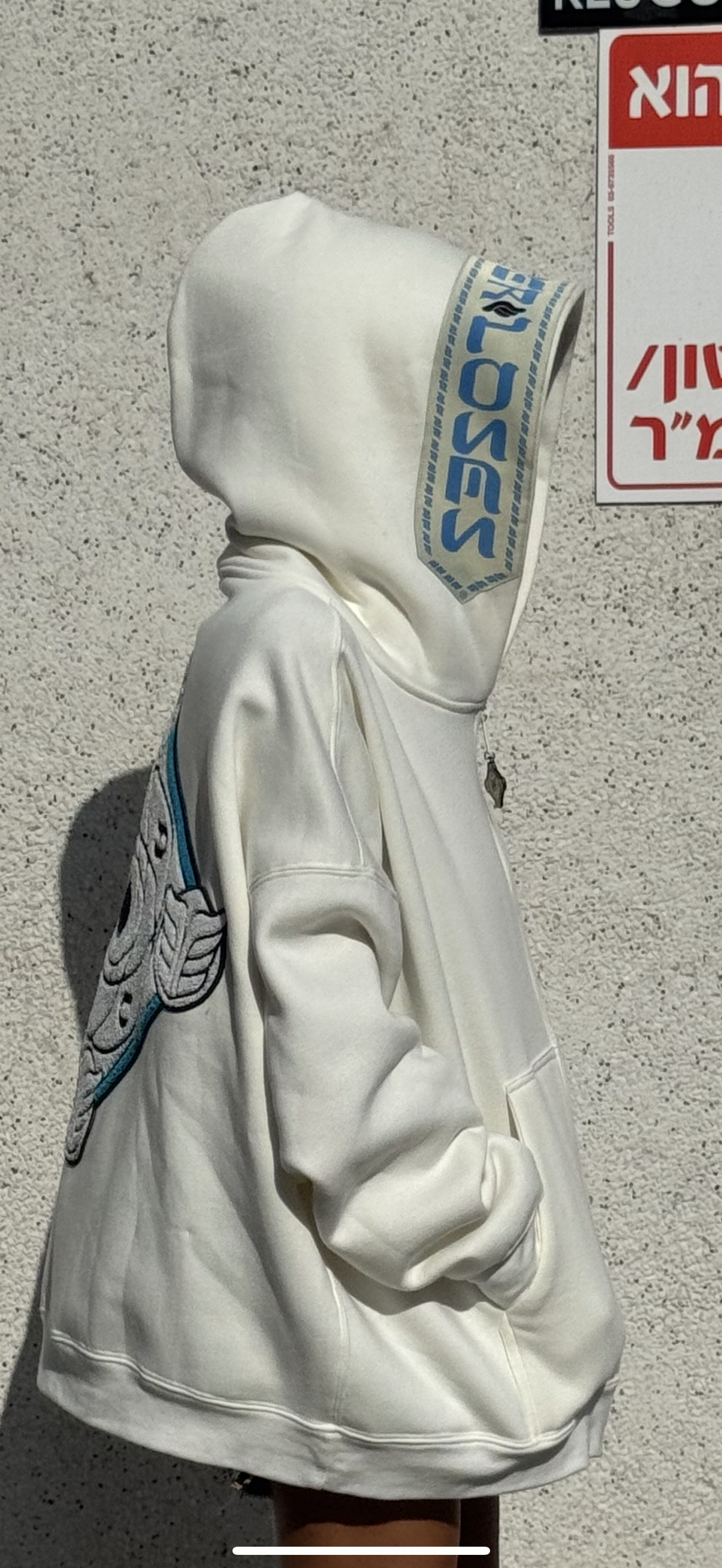 LE GOHEL Off-White &amp; Blue - Hoodie Limited Edition