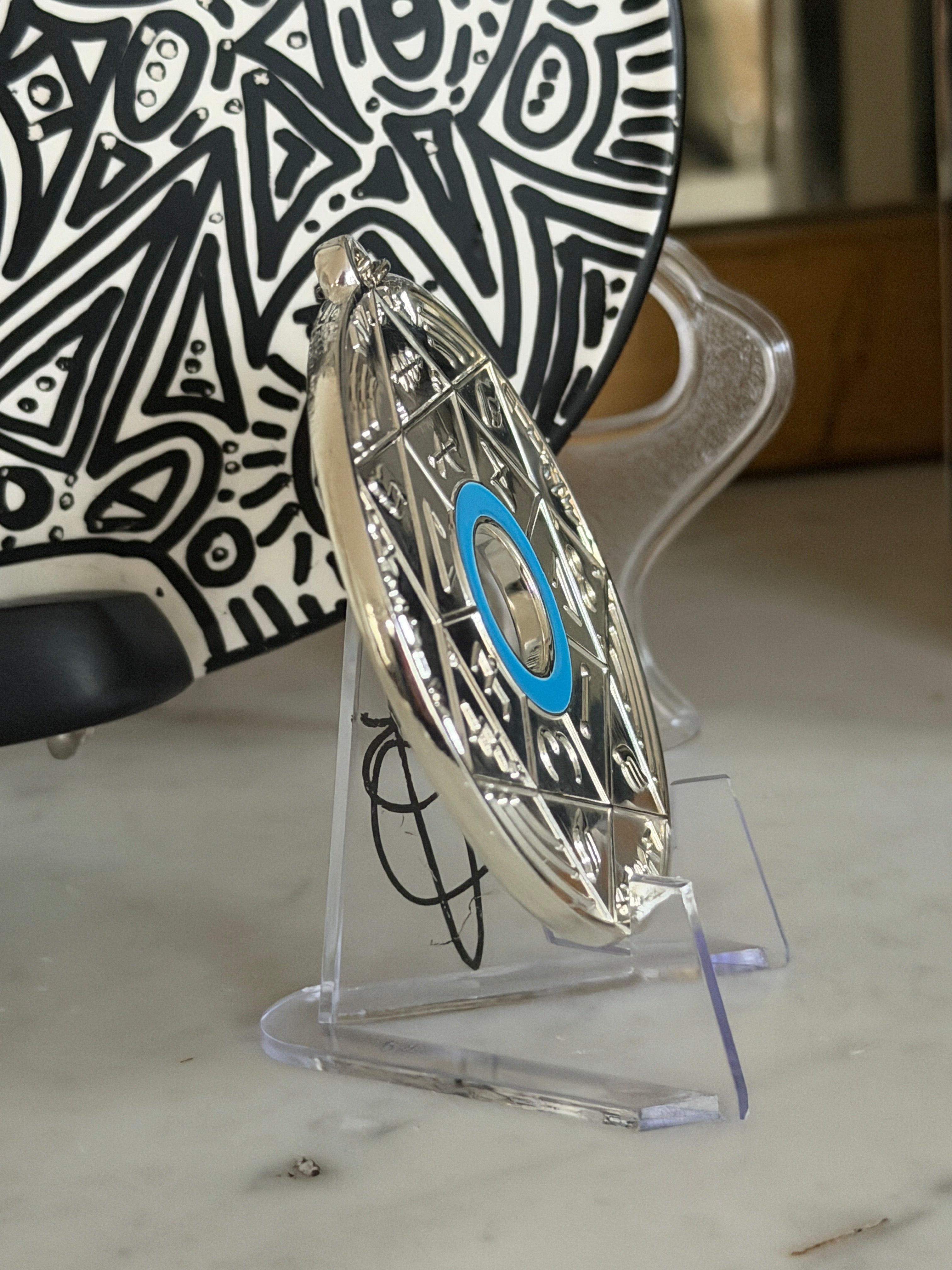 Chevalet Pentacle TRINITY Silver -  La Roue des 7 Sceaux - Édition signée de la main de LA CONNAISSANCE - Limited Edition