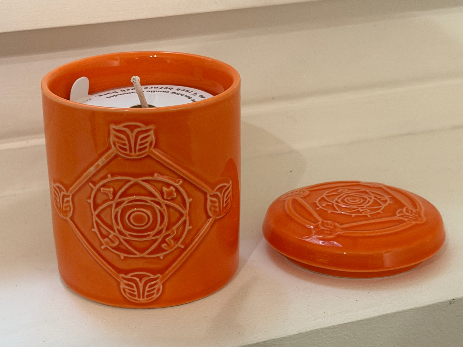 Bougie NERTAMID Orange parfumée Miel Cannelle