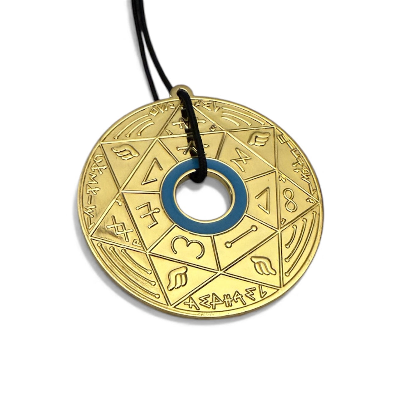 Pendentif Pentacle Kabbalistique de Lumière et d&