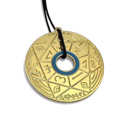 Pendentif Pentacle Kabbalistique de Lumière et d&