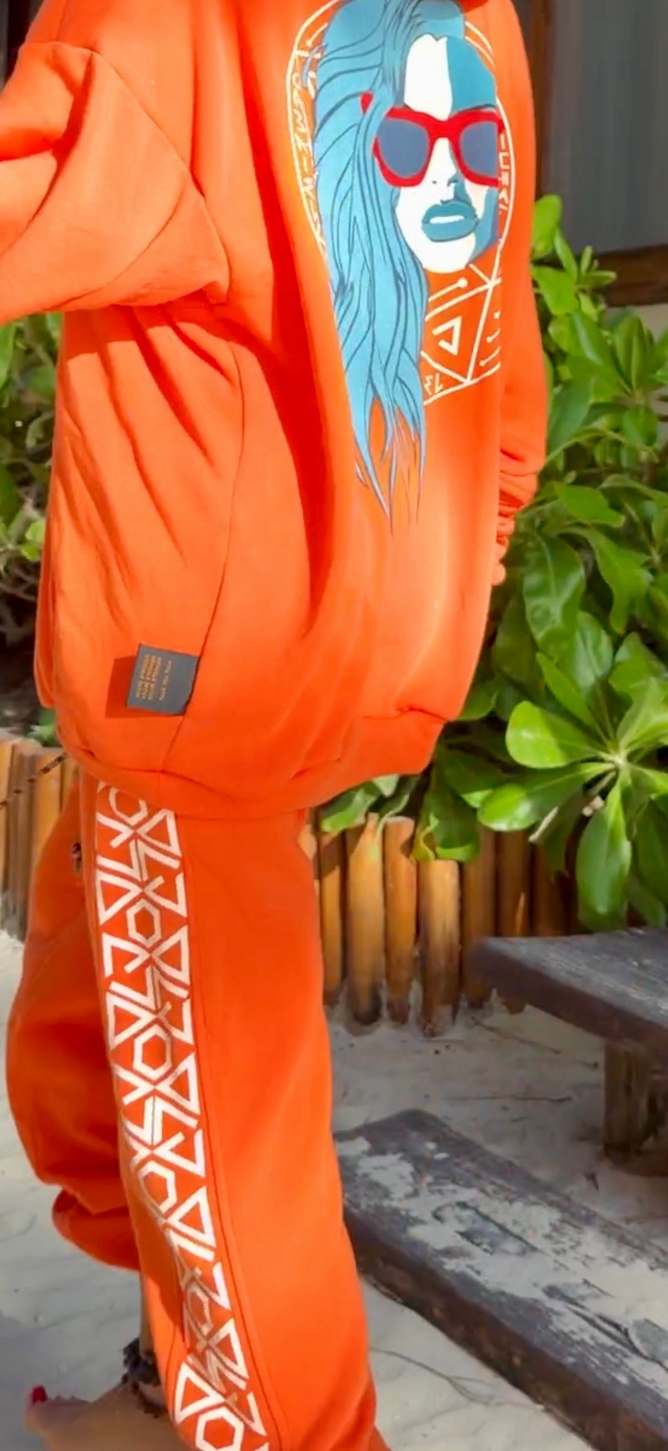 🔥 RAZIEL — ICON SET ORANGE INCANDESCENT ( Ensemble Raziel eye icon + ODLC Pant)