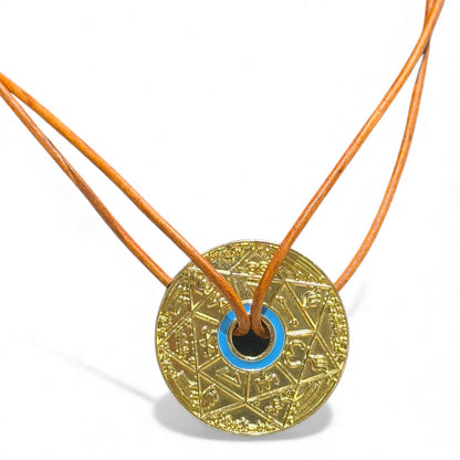 Collier Pentacle Kabbalistique TRINITY TSAMID Gold - Limited Edition