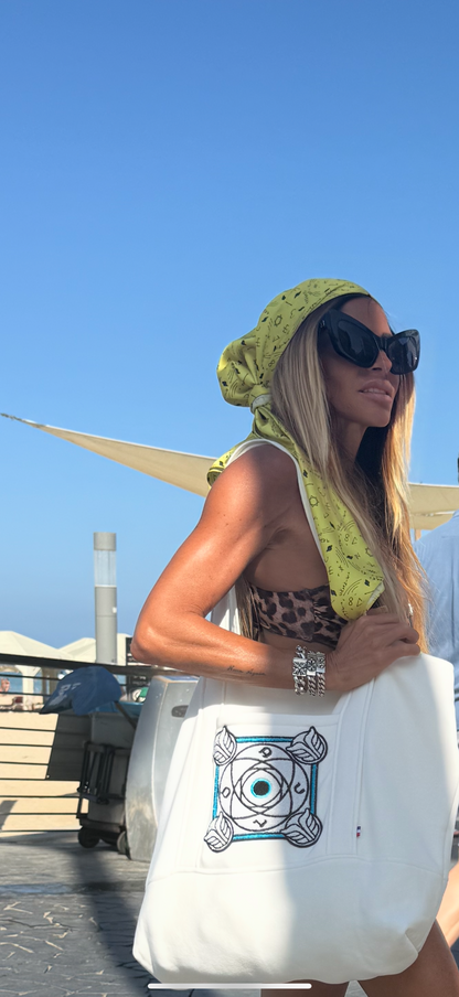 LE TARMIL Off-White - Tote bag Limited Edition